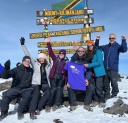 We made it  Mike & Lizzie Deed celebrate raising 15k for Hospice after scaling Africas highest mountain